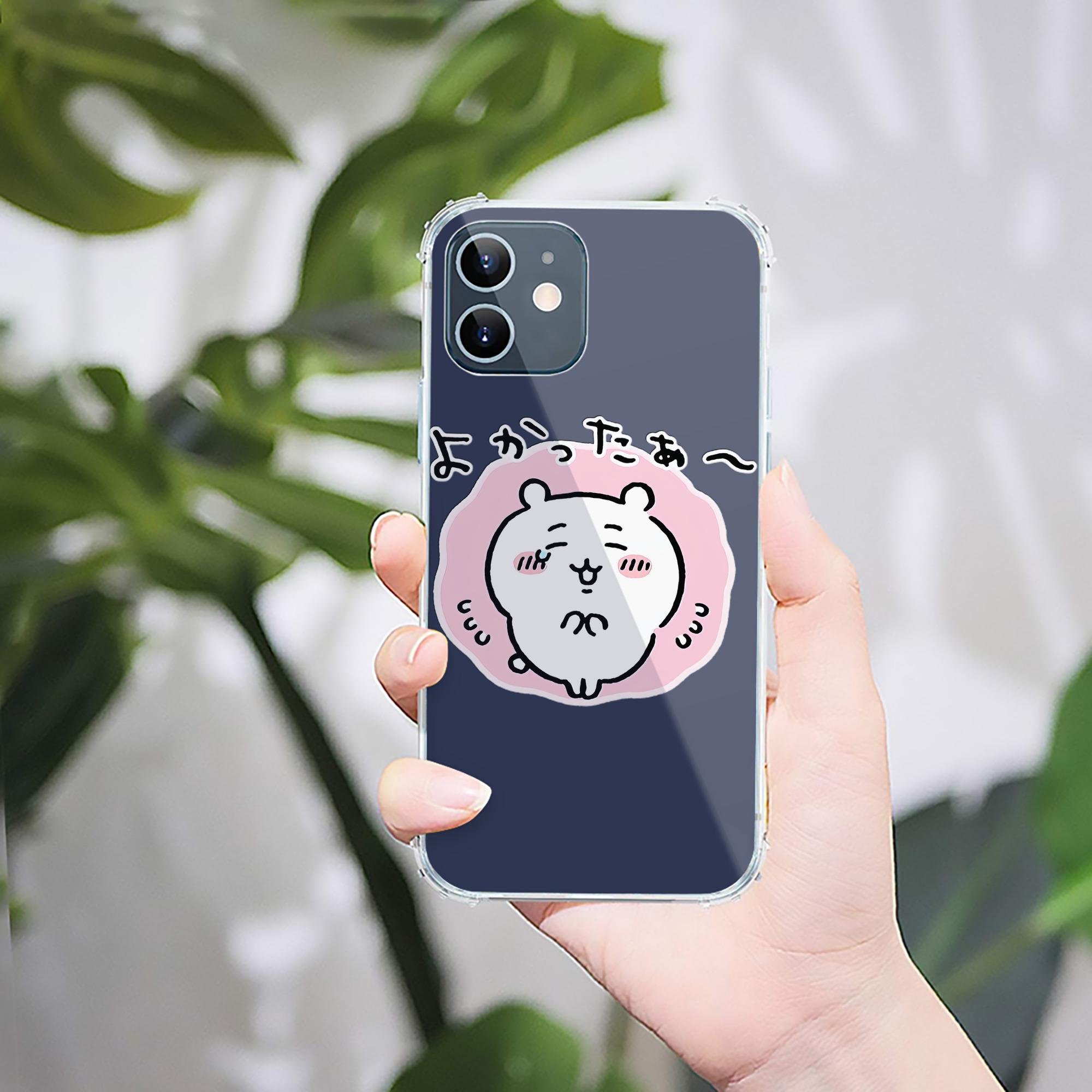 （画像用） ちいかわ ちいかわ Chii-kawa chiikawa 【iPhone 12シリーズ対応】透明スマホケース（クリアソフトケース）